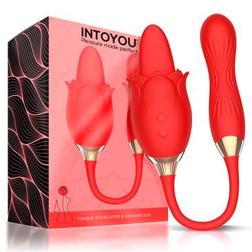 ESTIMULADOR DE CLÍTORIS CON LENGUA VIBRADORA Y MOVIMIENTO