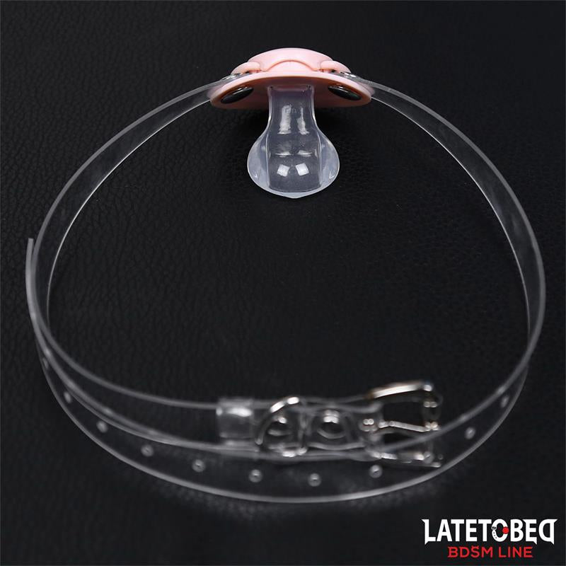 BDSM LINE MORDAZA DE CHUPETE AJUSTABLE 43-60 CM