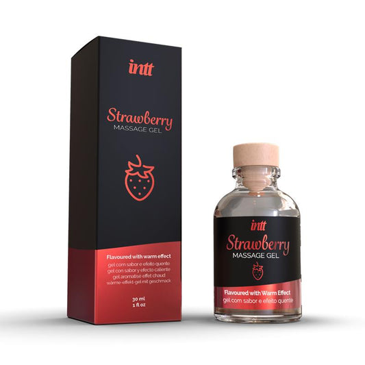 ACEITE DE MASAJE EFECTO CALOR FRESA 30 ML
