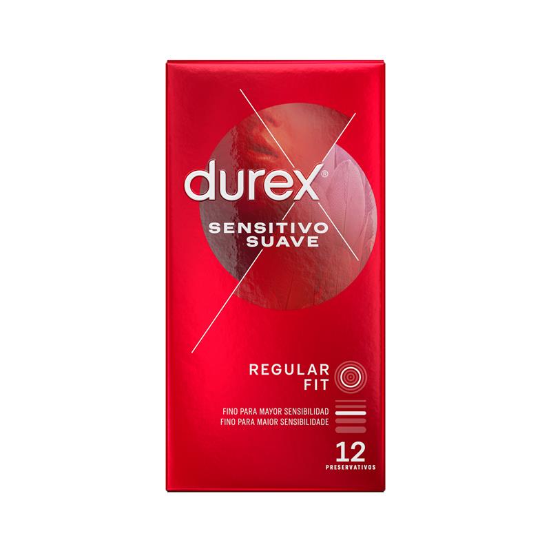 DUREX PRESERVATIVOS SENSITIVO SUAVE 12UD