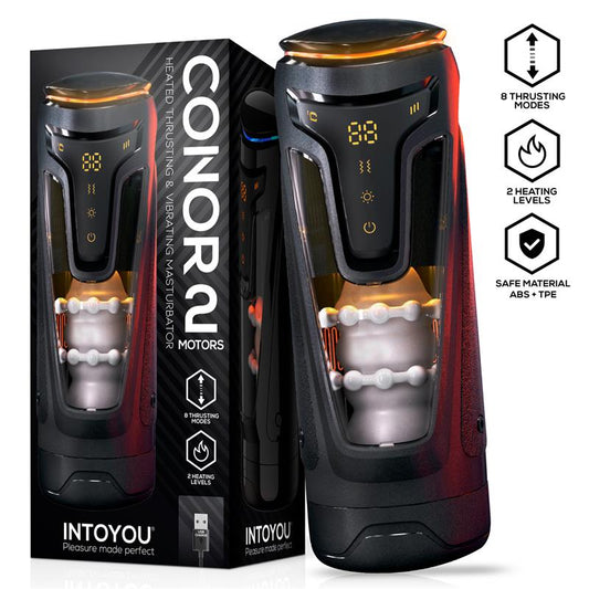 MASTURBADOR MASCULINO CON THRUSTING, VIBRACIÓN Y CALOR
