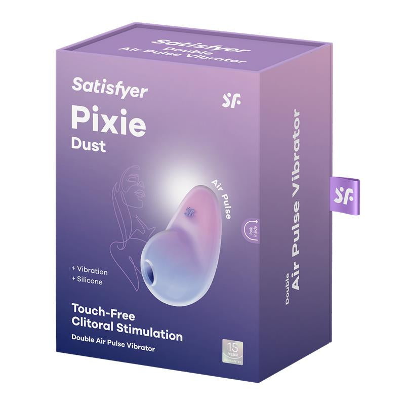 SATISFYER PIXIE DUST SUCCIONADOR DE CLÍTORIS CON VIBRACIÓN VIOLETA/ROSA