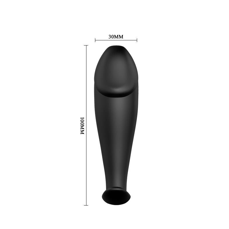 PLUG ANAL NEGRO CON MANDO