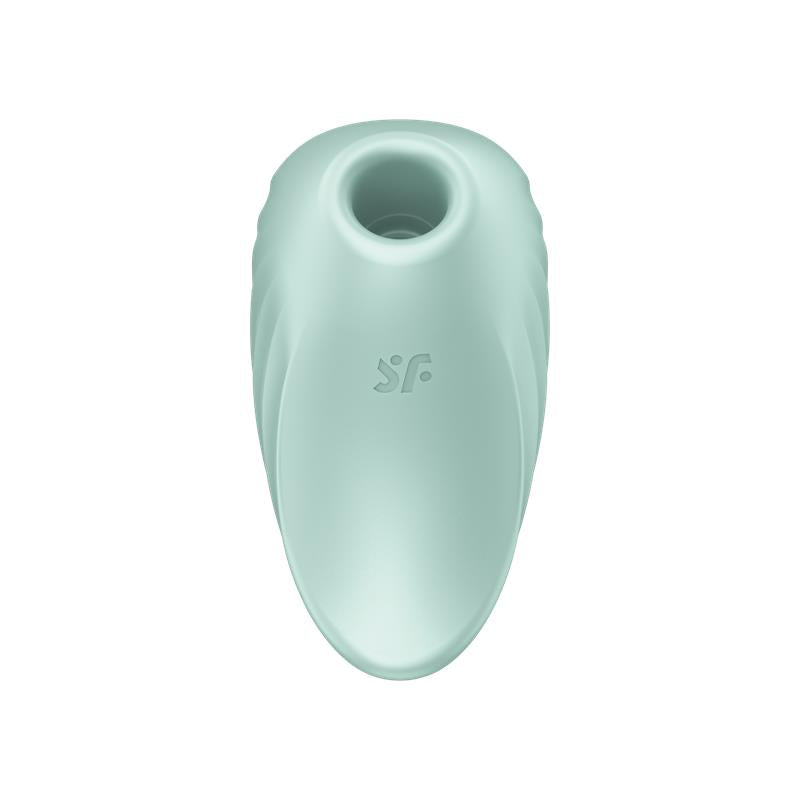 SATISFYER SUCCIONADOR DE CLÍTORIS PEARL DRIVER MINT