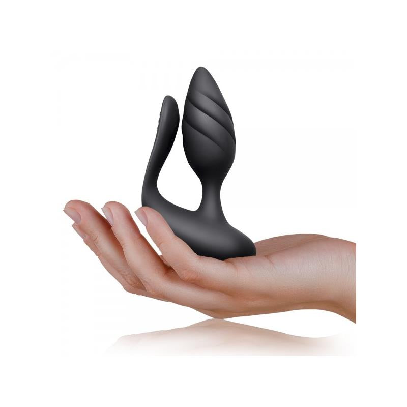 ESTIMULADOR PARA PAREJAS COCKTAIL CONTROL REMOTO NEGRO