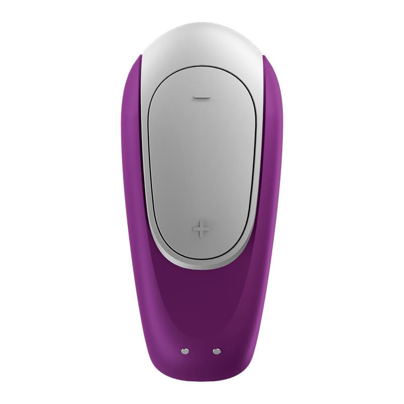 SATISFYER DOUBLE FUN VIBRADOR PARA PAREJAS CON APP Y CONTROL REMOTO VIOLETA