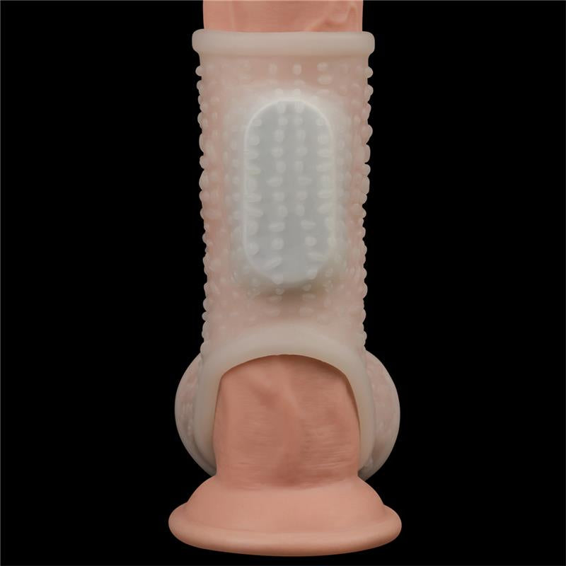 FUNDA EL PENE Y TESTÍCULOS CON VIBRACIÓN DRIP KNIGHTS