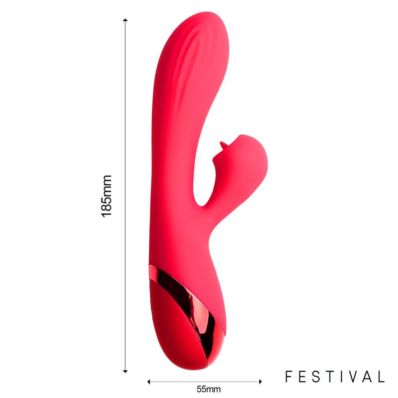 VIBRADOR USB ROJO