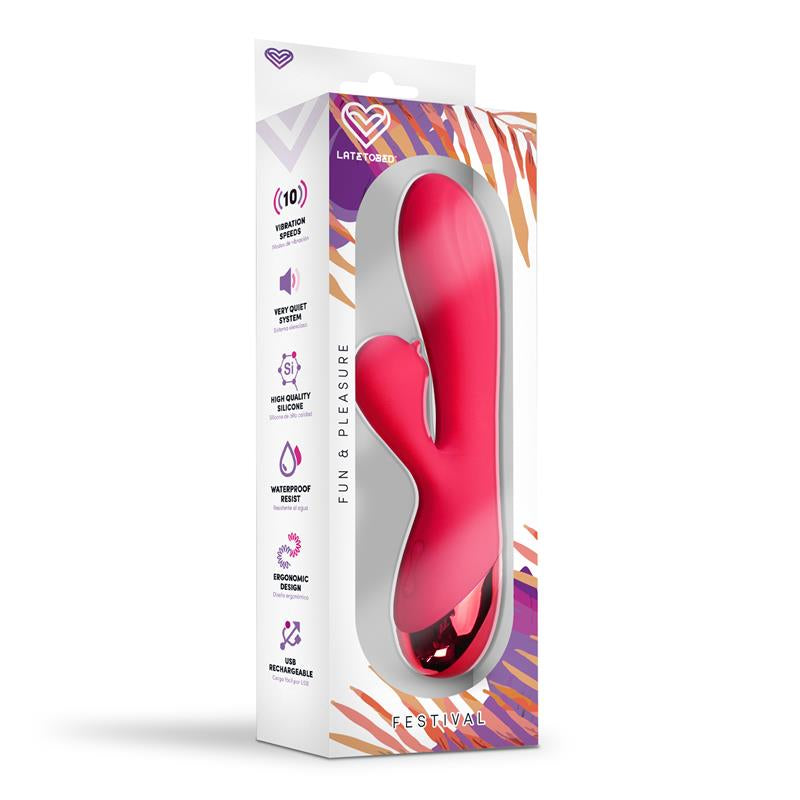 VIBRADOR USB ROJO