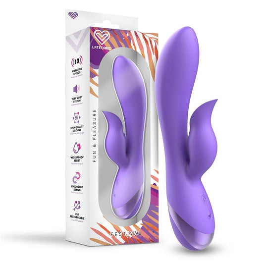 VIBRADOR ENGAR USB PÚRPURA
