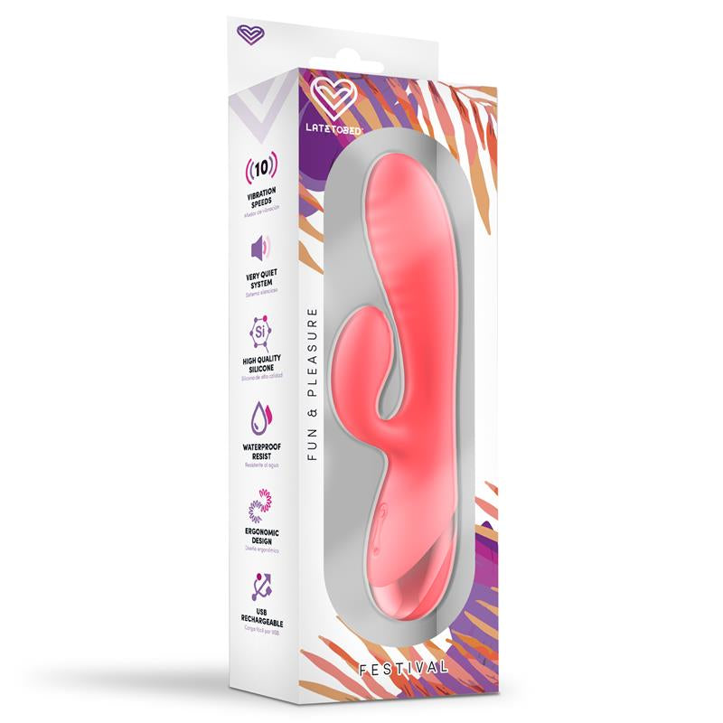 VIBRADOR ALMOR USB ROSA