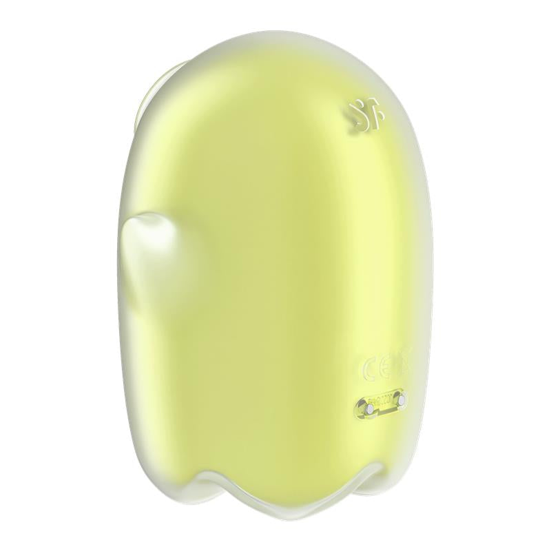 SATISFYER GLOWING GHOST SUCCIONADOR BRILLA EN LA OSCURIDAD AMARILLO