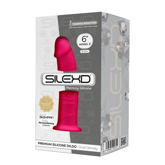 DILDO DUAL DENSITY MOD. 2 - 6" ROSA
