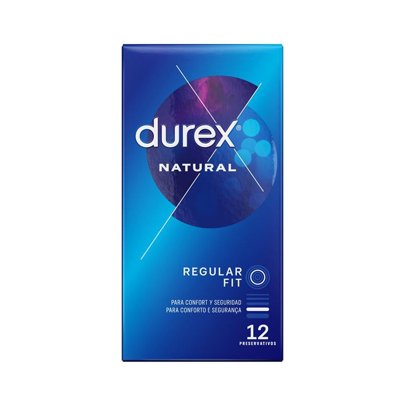 DUREX PRESERVATIVOS NATURAL 12 UD