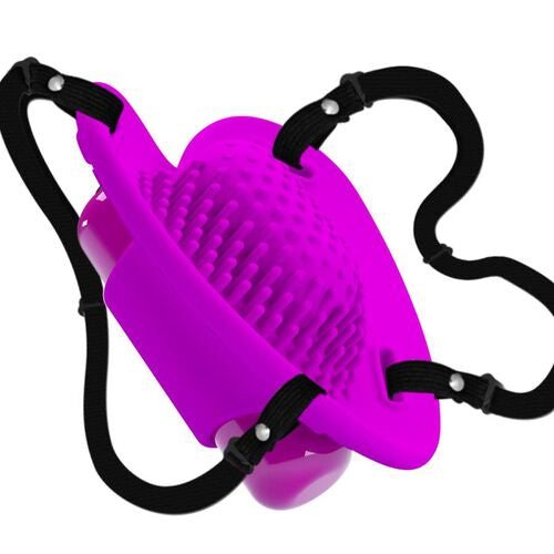 MASAJEADOR DE CLITORIS HEARTBEAT 10 MODOS DE VIBRACION MORADO