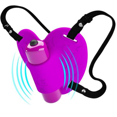 MASAJEADOR DE CLITORIS HEARTBEAT 10 MODOS DE VIBRACION MORADO