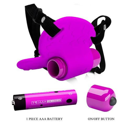 MASAJEADOR DE CLITORIS HEARTBEAT 10 MODOS DE VIBRACION MORADO