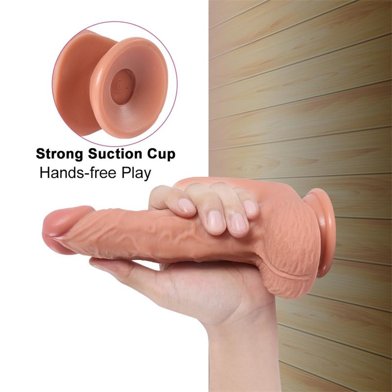 DILDO CON 20 MODOS DE VIBRACIÓN Y ESTIMULADOR DE CLÍTORIS