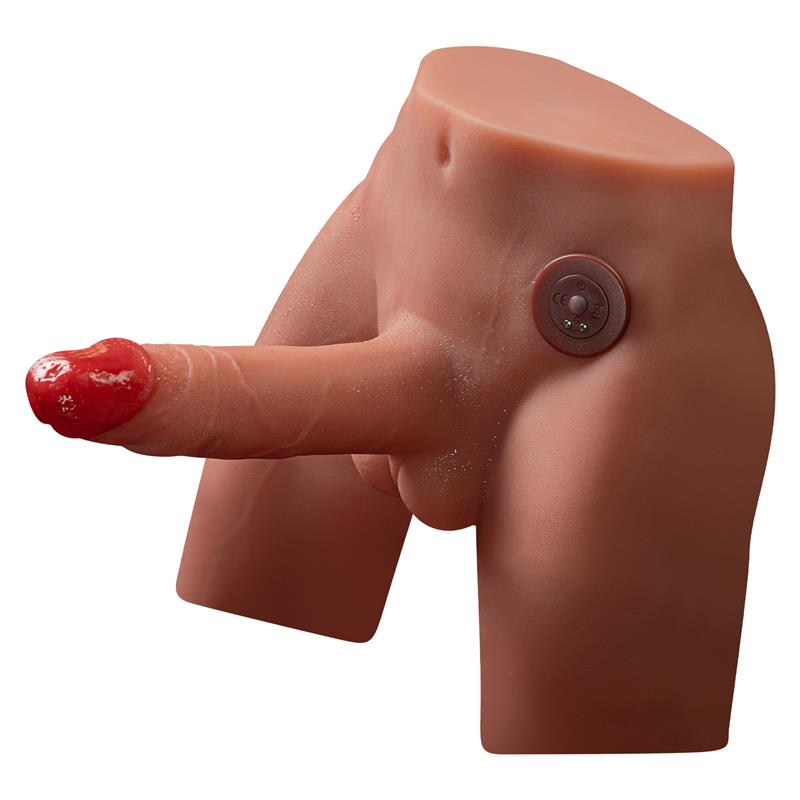 MASTURBADOR CON DILDO Y ANO CON VIBRACIÓN Y THRUSTING