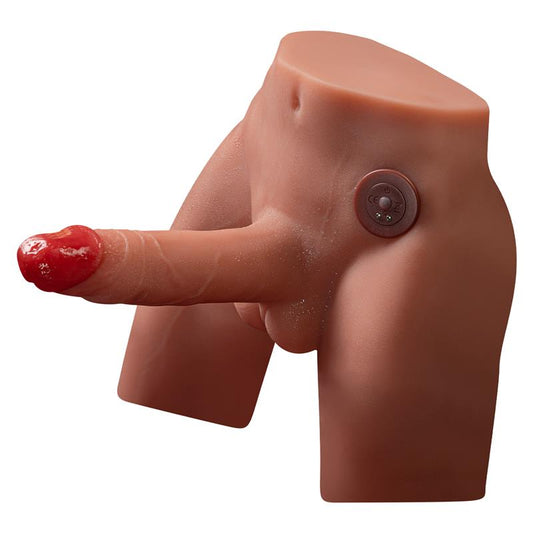 MASTURBADOR CON DILDO Y ANO CON VIBRACIÓN Y THRUSTING