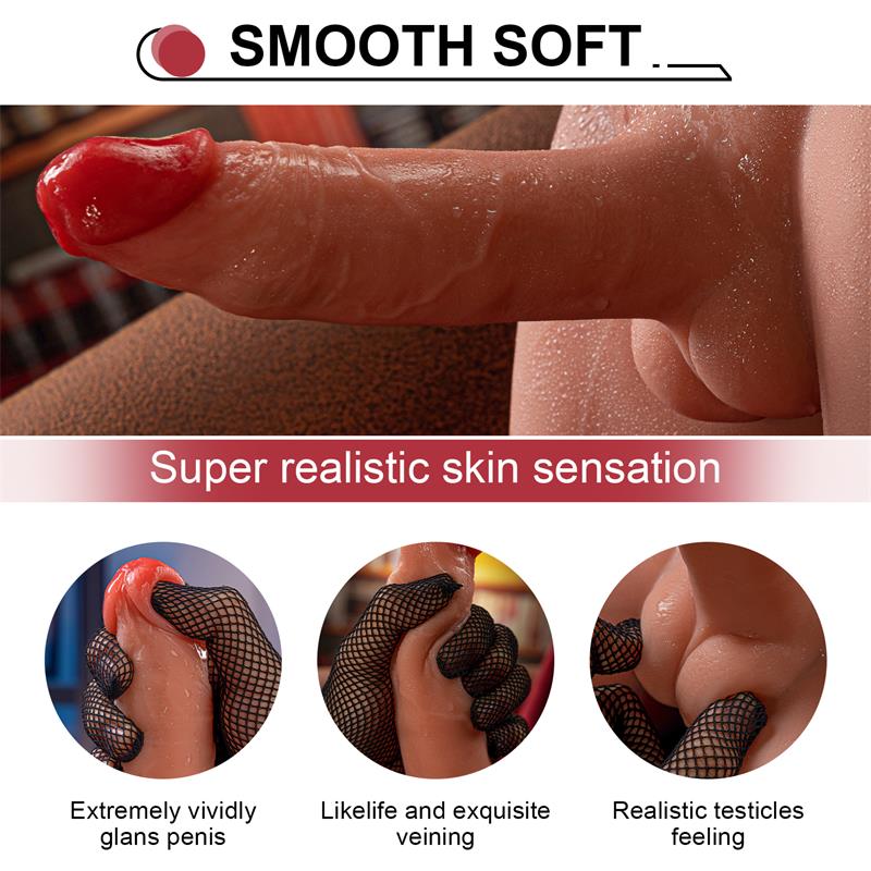 MASTURBADOR CON DILDO Y ANO CON VIBRACIÓN Y THRUSTING