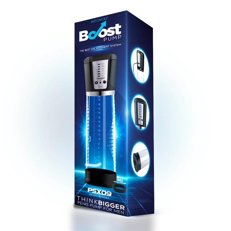 BOOST PUMPS BOMBA AUTOMÁTICA PARA EL PENE CON DISPLAY PSX09 USB
