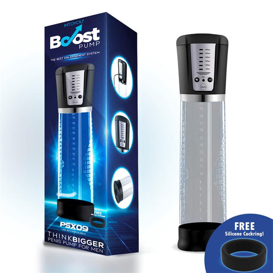 BOOST PUMPS BOMBA AUTOMÁTICA PARA EL PENE CON DISPLAY PSX09 USB
