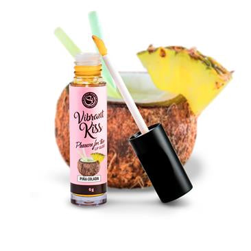SECRET PLAY LIP GLOSS VIBRANT KISS SABOR PIÑA COLADA