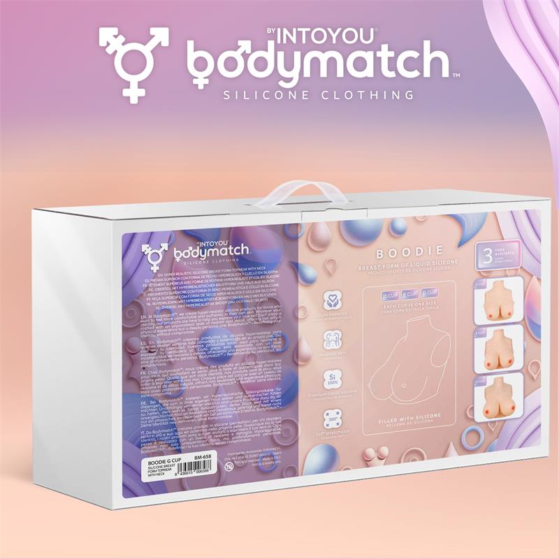 BODYMATCH BOODIE PECHOS DE SILICONA COPA G SILICONA LÍQUIDA