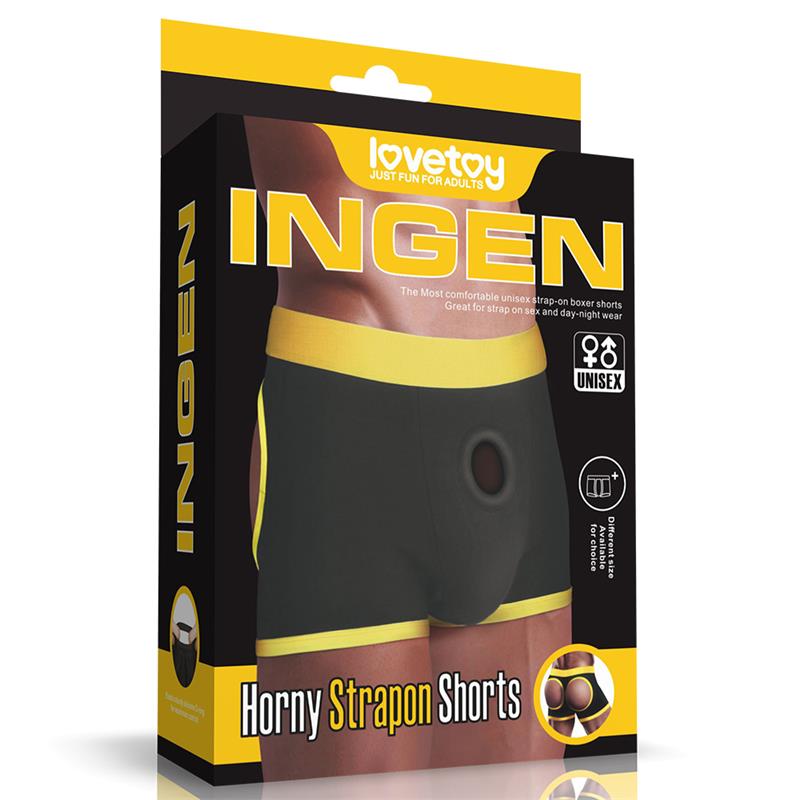CALZONCILLO/BOXER SHORTS HORNY STRAPON TALLA