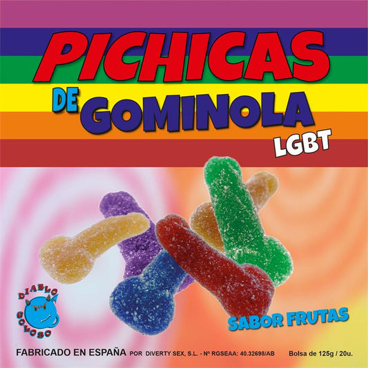 CAJA GOMINOLAS PITO SABOR FRUTAS LGBTQ+