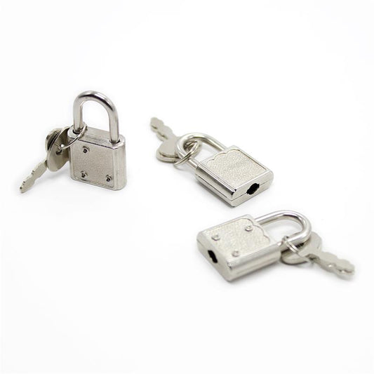BDSM LINE CANDADO Y LLAVES PLATEADO