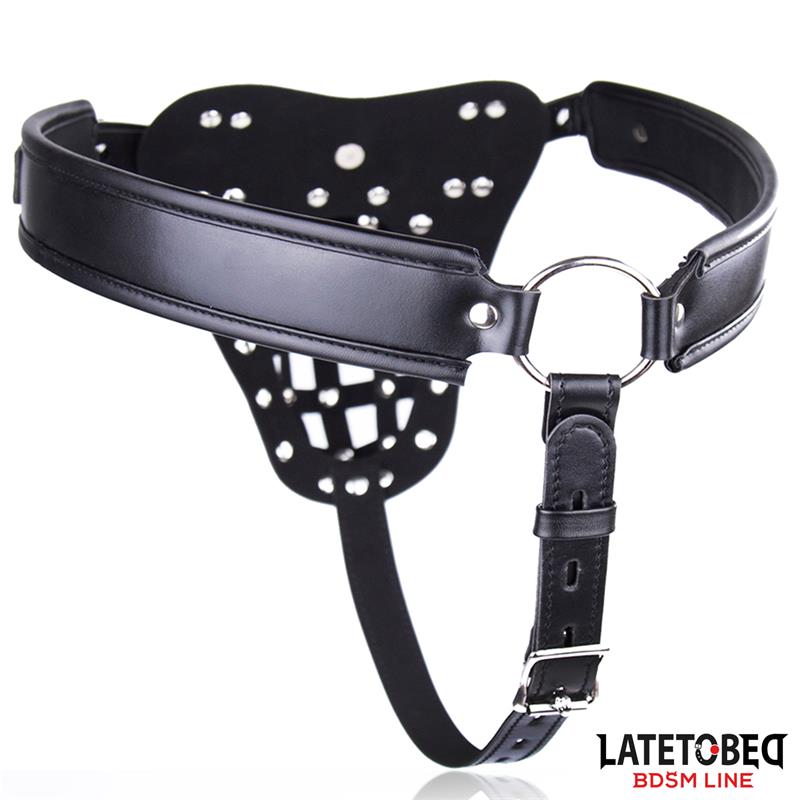 BDSM LINE Cinturón de Castidad Masculino con Candado Ajustable