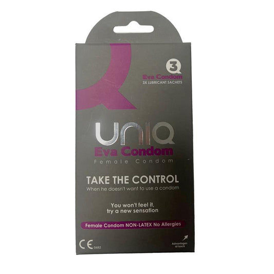 PRESERVATIVOS FEMENINOS SIN LÁTEX 3 UNIDADES
