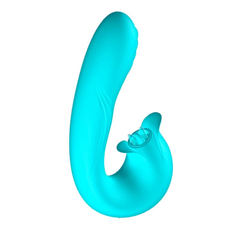 VIBRADOR CON PULSACIÓN Y LENGUA ESTIMULADORA DE CLÍTORIS 3 MOTORES USB