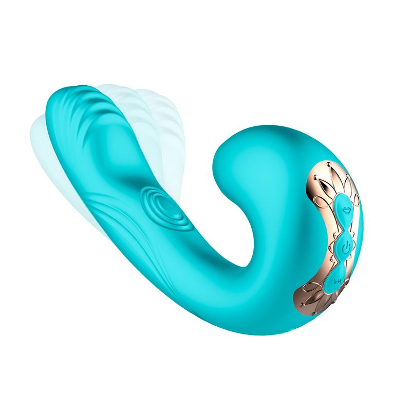 VIBRADOR CON PULSACIÓN Y LENGUA ESTIMULADORA DE CLÍTORIS 3 MOTORES USB