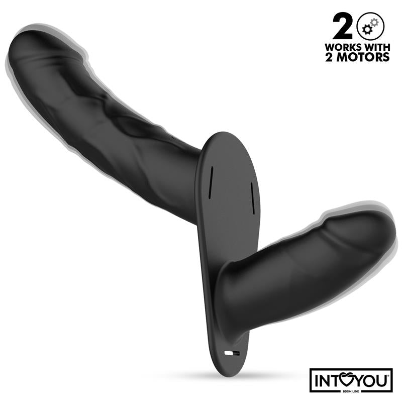 Double Dildo Harness with Vibration and Remote Control