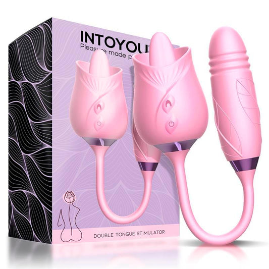 LENGUA ESTIMULADORA CLÍTORIS Y HUEVO CON THRUSTING