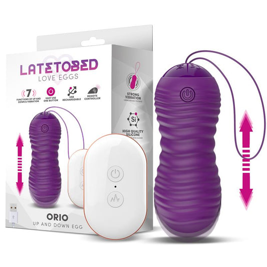 Huevo vibrador con movimiento telescopico
