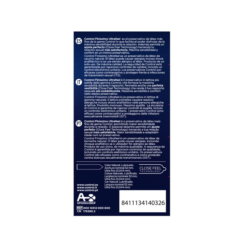 Preservativos ultrafeel 10 und. Control