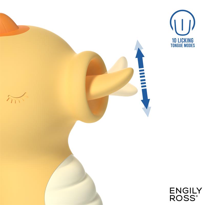 Masajeador con Vibracion y Lengua Licking