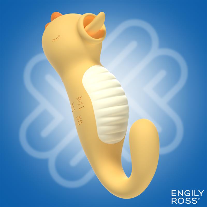 Masajeador con Vibracion y Lengua Licking