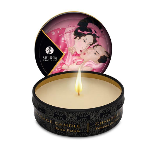 MINI VELA DE MASAJE AFRODISÍACA ROSA