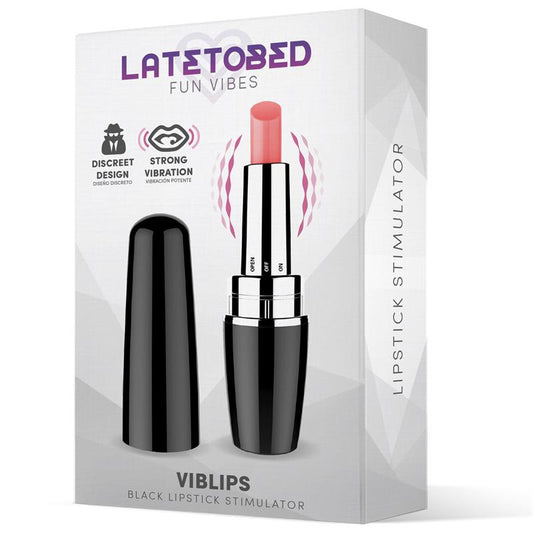 VIBRADOR ESTIMULADOR PINTALABIOS NEGRO