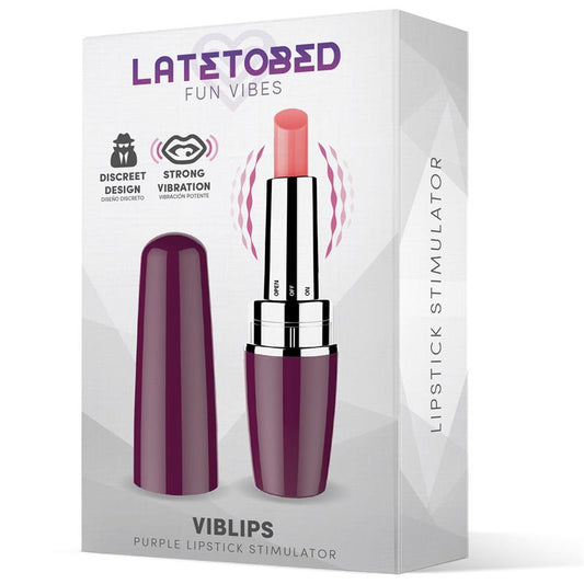 VIBRADOR ESTIMULADOR PINTALABIOS PÚRPURA