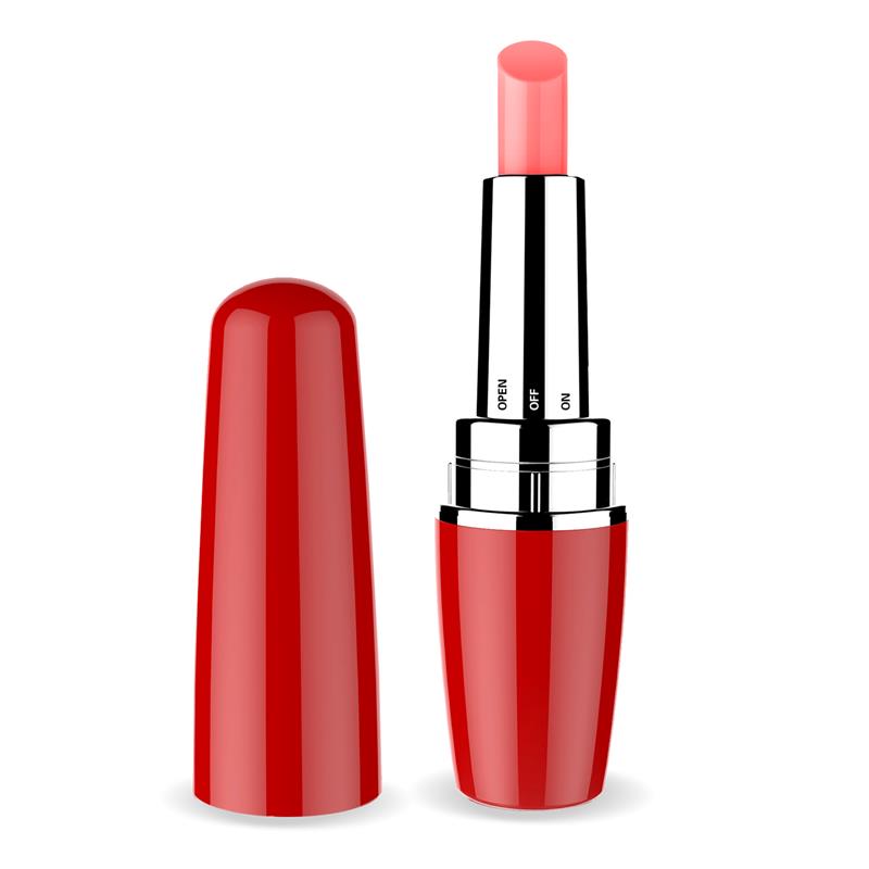 VIBRADOR ESTIMULADOR PINTALABIOS ROJO