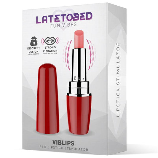 VIBRADOR ESTIMULADOR PINTALABIOS ROJO