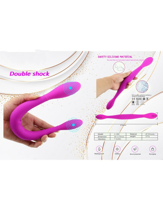 Vibrador para vagina y ano