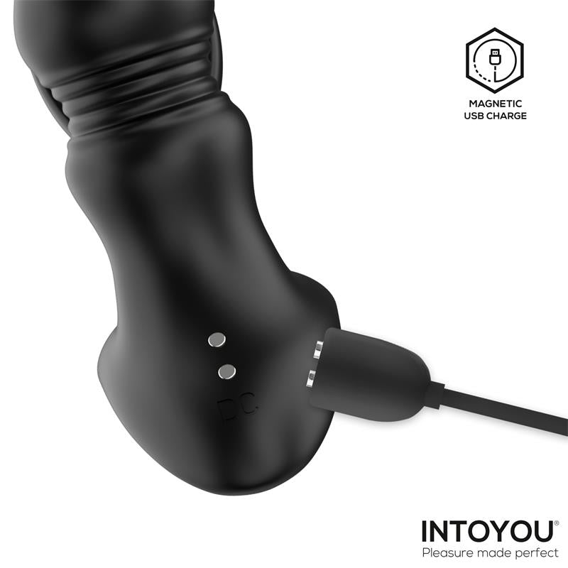Masajeador Prostático con Vibración, Thrusting y Control Remoto